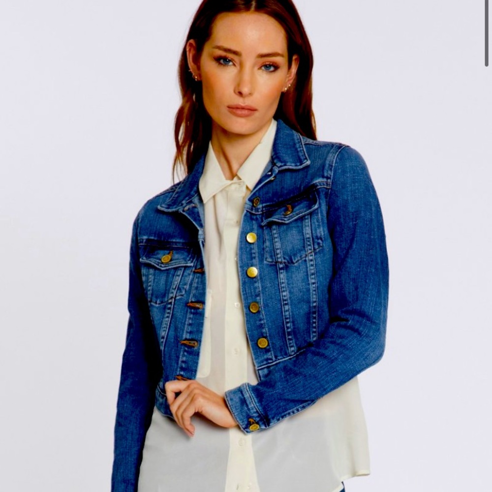 Nina Rossi cropped Denim jacket